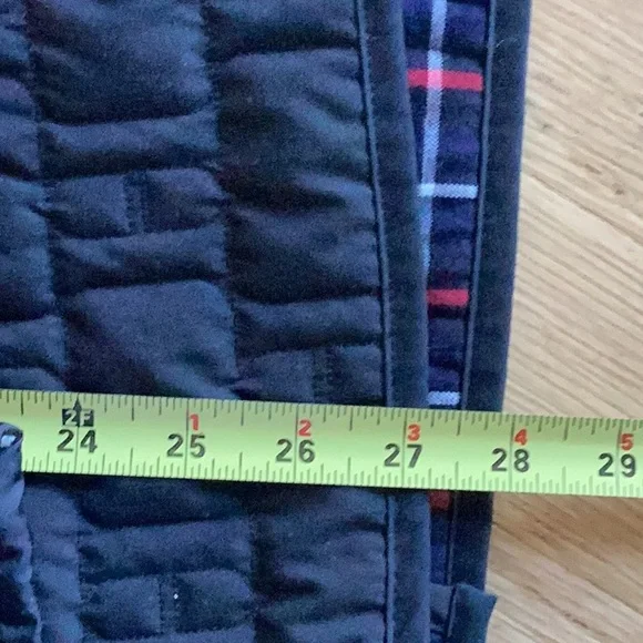 Tommy Hilfiger woven black quilted snap front shirt jacket w/cordu… - Picture 10 of 11